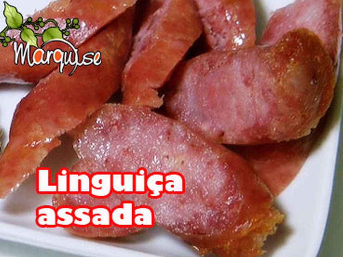 Linguiça no forno
