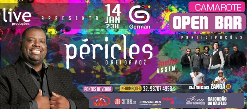 Péricles em Juiz de Fora @ German