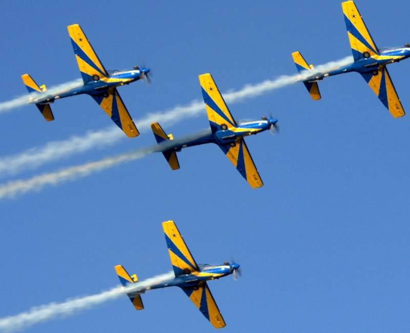 Live da Esquadrilha da Fumaça