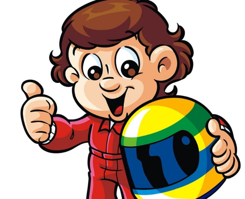 Live com o personagem Senninha