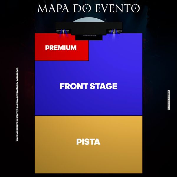 mapa do evento - Gusttavo Lima