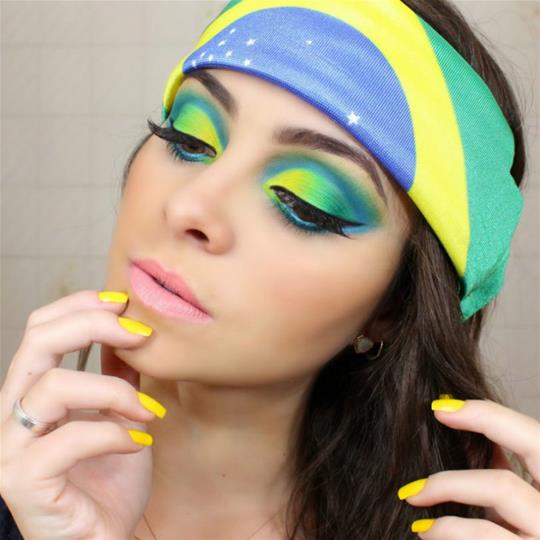 Maquiagem para Copa do Mundo: se inspire!
