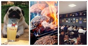 O bar em JF que fica dentro da cervejaria e tem um Pug como mascote