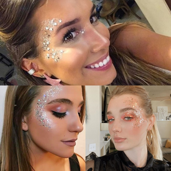Maquiagem para Carnaval - Glitter (Foto: Pinterest/Reprodução)