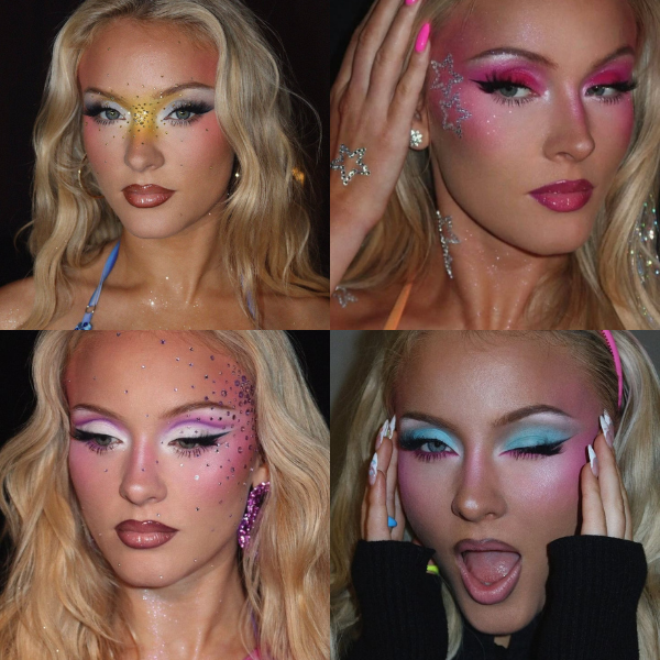 Maquiagem para Carnaval Zara Larsson (Foto: Pinterest/Reprodução)