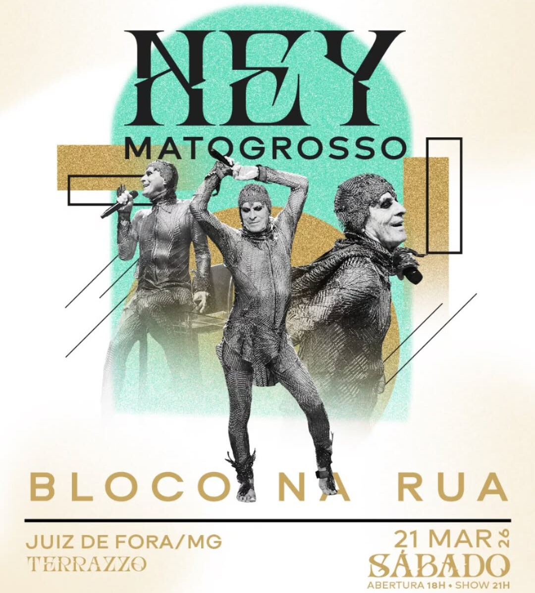 Ney Matogrosso em Juiz de Fora