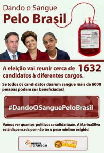 Dando o sangue