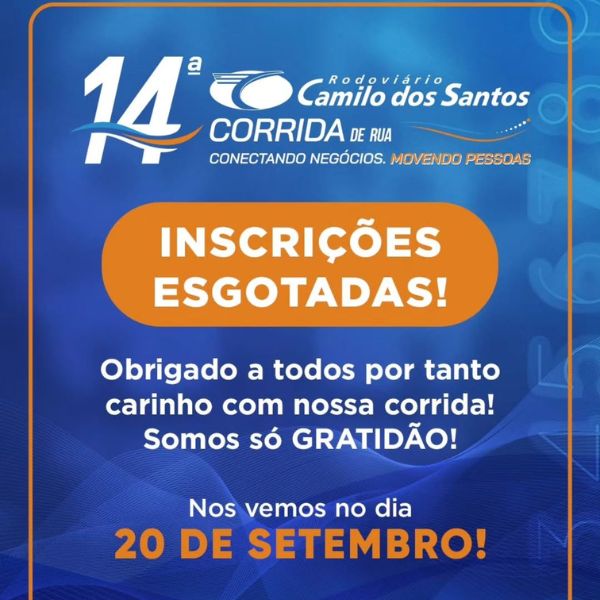 14ª edição Corrida de Rua Rodoviário Camilo dos Santos 