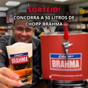[SORTEIO] Concorra a 50 litros de Chopp Brahma para sua confraternização de fim de ano