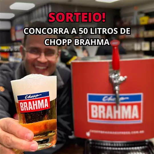 [SORTEIO] Concorra a 50 litros de Chopp Brahma para sua confraternização de fim de ano