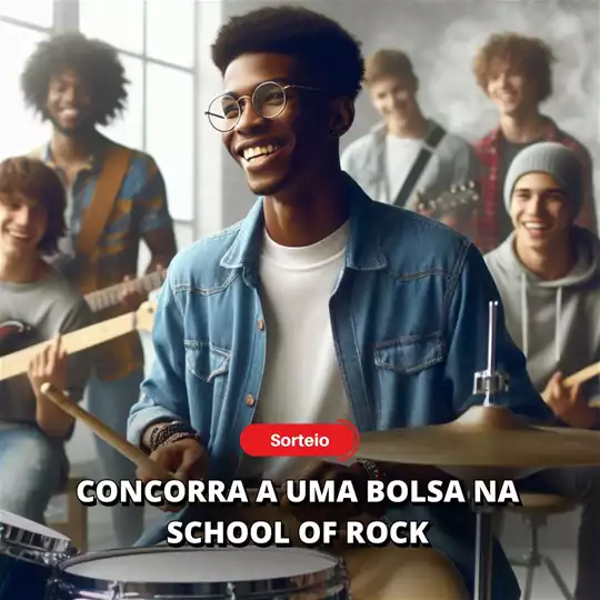 [SORTEIO] Concorra a uma bolsa na School of Rock Juiz de Fora