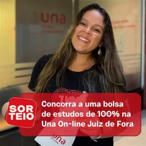 [SORTEIO] Concorra a uma bolsa de 100% na Una On-line Juiz de Fora