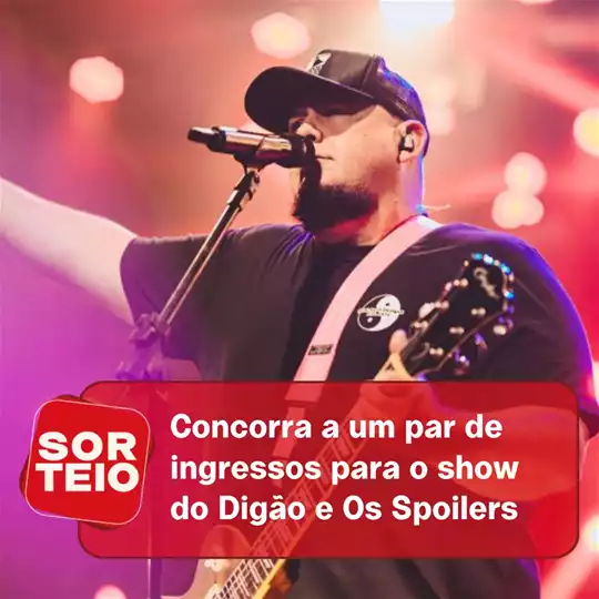 [SORTEIO] Concorra a um par de ingressos para o show do Digão e Os Spoilers na Versus