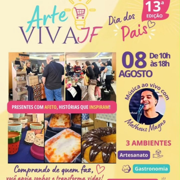 Feira de Artesanato Arte Viva JF | Foto: reprodução Instagram