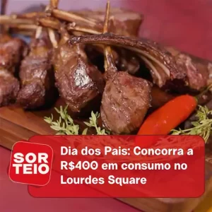 [SORTEIO] Concorra a R$400 em consumo no Lourdes Square no Dia dos Pais