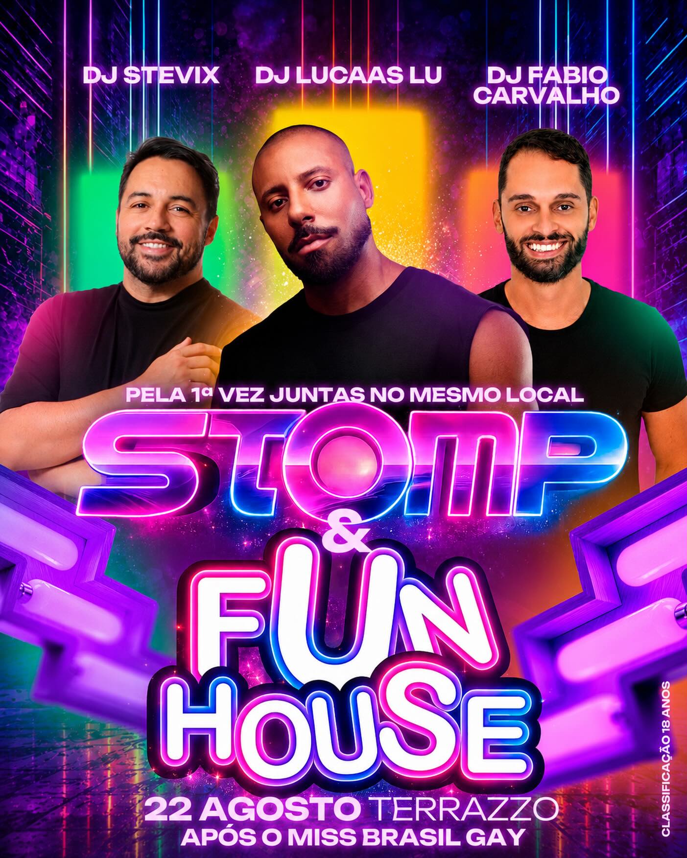 Festa Stomp e Funhouse Miss Brasil Gay