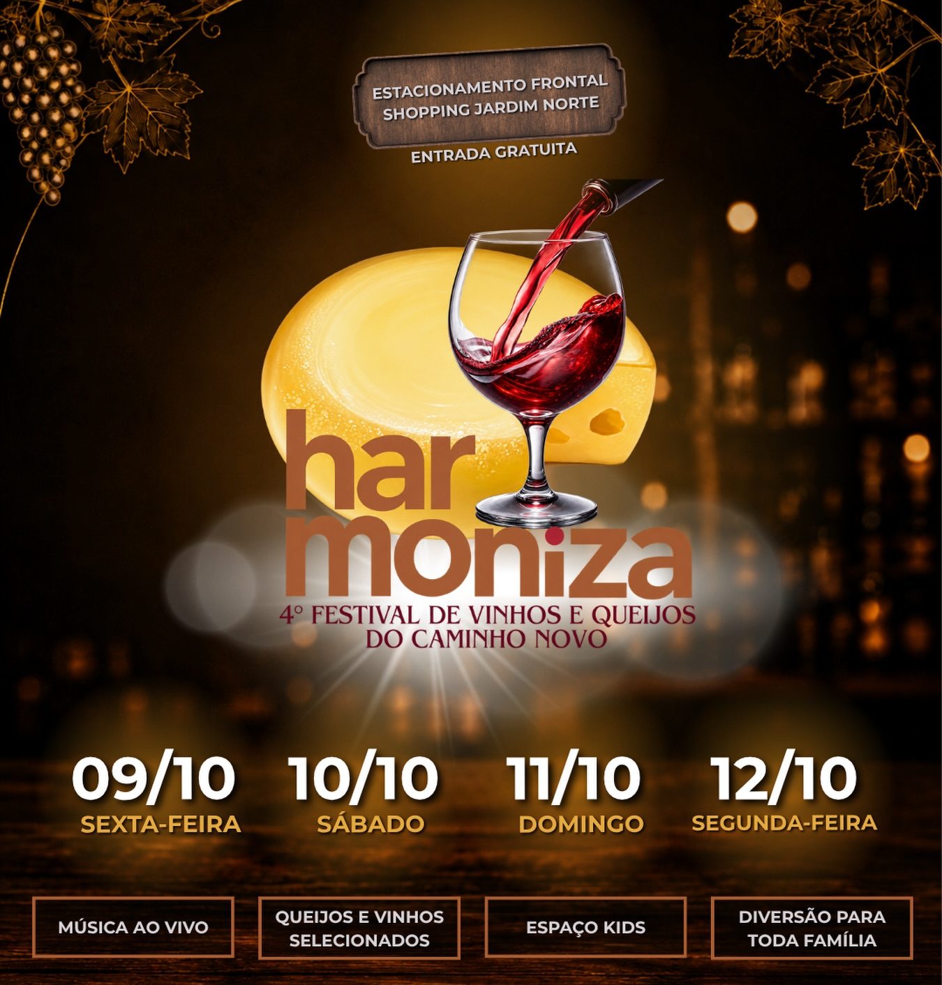 4º Festival de Vinhos e Queijos do Caminho Novo