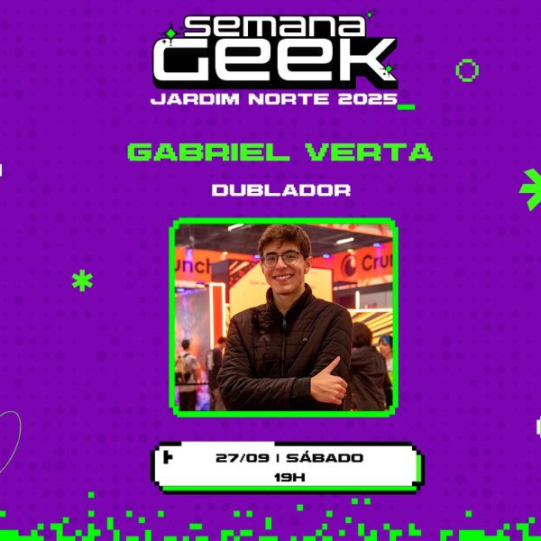 Gabriel Verta na Semana Geek em Juiz de Fora