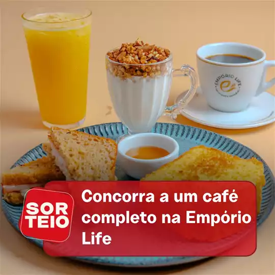 [SORTEIO] Concorra a um café completo na Empório Life