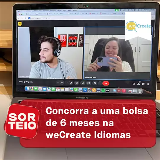 [SORTEIO] Concorra a uma bolsa de 6 meses na weCreate Idiomas