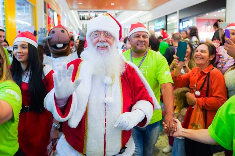 Chegada do Papai Noel @ Jardim Norte
