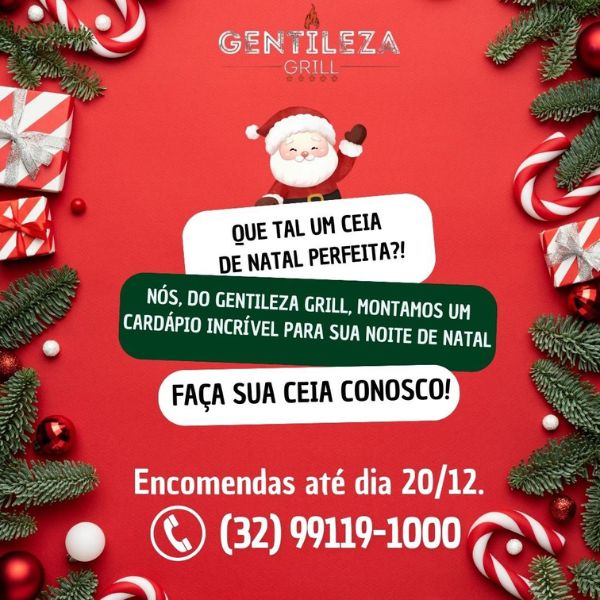 Onde encomendar ceia de Natal em JF - Gentileza Grill (Foto: reprodução Instagram)