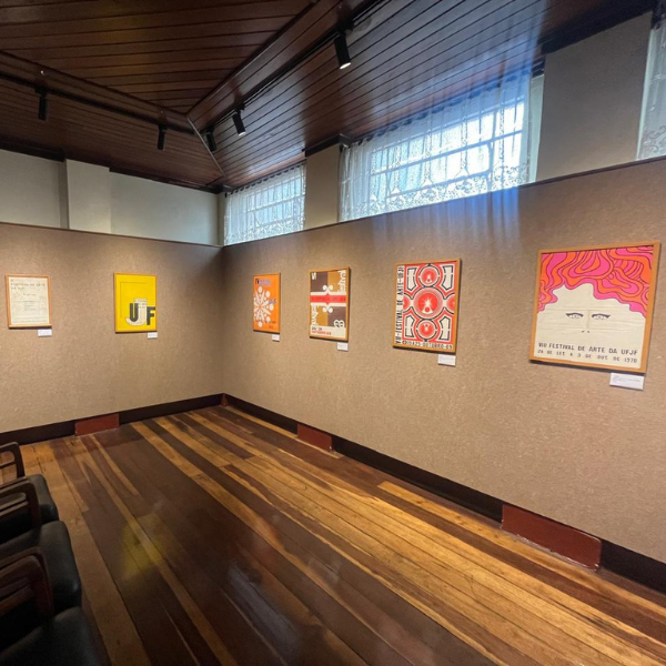 Exposição "Festivais de Arte da UFJF" | Foto: Divulgação/Fórum da Cultura