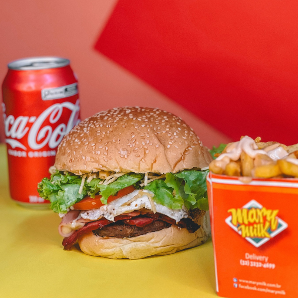 Hambúrguer Delivery em Juiz de Fora: Mary Milk | Foto: reprodução instagram/@marymilkoficial