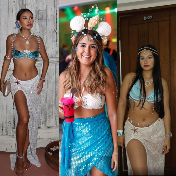 Sereia é uma opção de fantasia para o Carnaval | Foto: PinterestSereia é uma opção de fantasia para o Carnaval | Foto: Pinterest