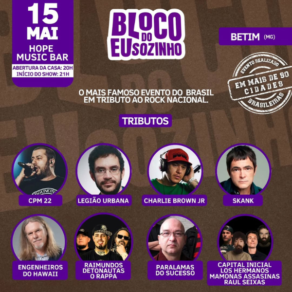 Bloco do Eu Sozinho em Juiz de Fora | Foto: reprodução Instagram