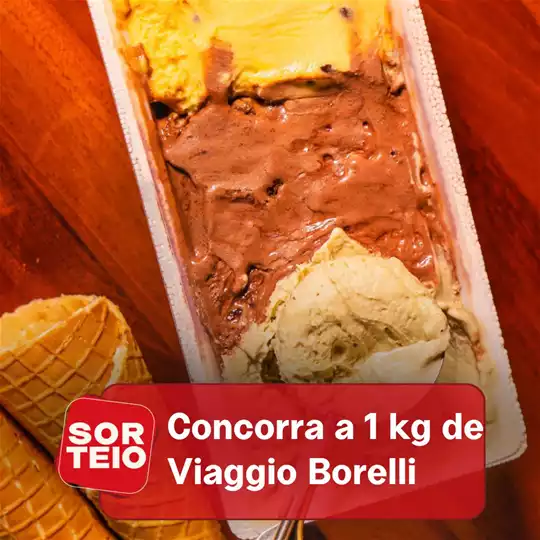 [RESULTADO SORTEIO] Concorra a 1 kg de Viaggio Borelli