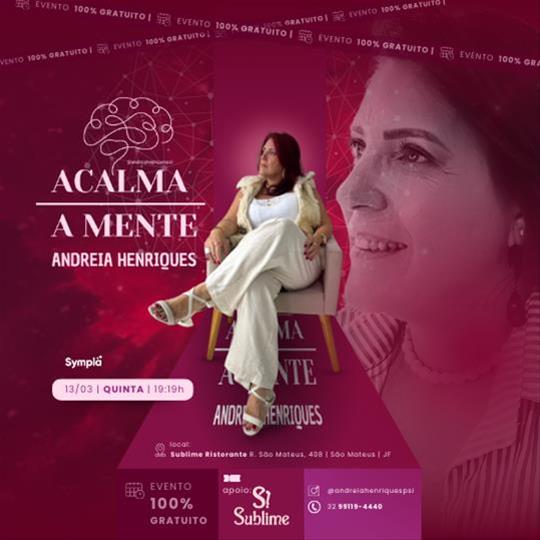 Workshop Acalma a Mente @ Sublime Ristorante