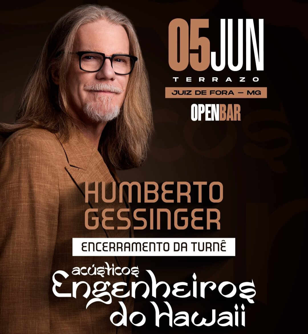 Humberto Gessinger em Juiz de Fora (Foto: divulgação)