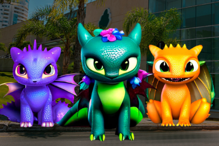 Vila dos Dragões no Independência Shopping