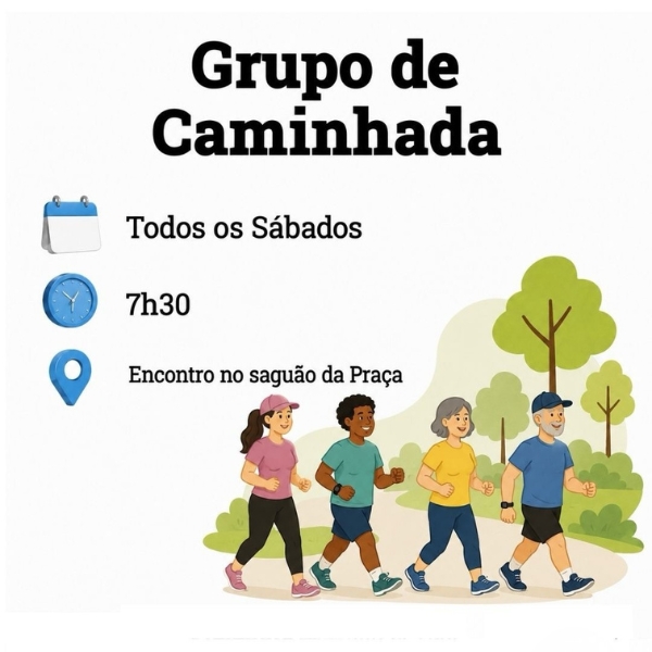 Grupo de Caminhada | Reprodução Instagram