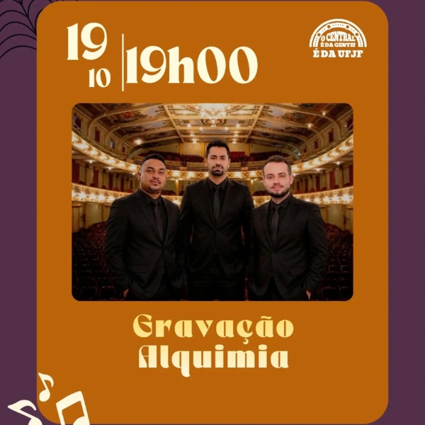 Gravação Alquimia (Foto: divulgação Cine-Theatro Central)