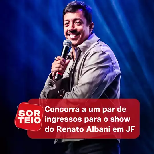 [RESULTADO SORTEIO] Concorra a um par de ingressos para o show do Renato Albani