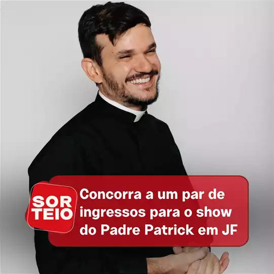[RESULTADO SORTEIO] Concorra a um par de ingressos para o show “Bença, Padre” de Padre Patrick
