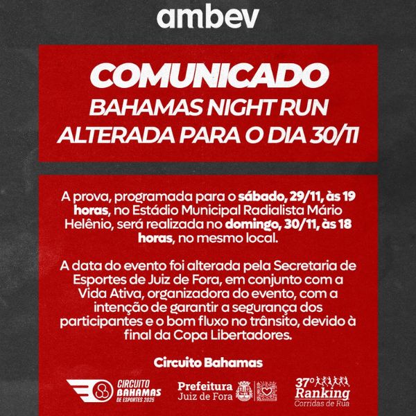 Corrida de rua Bahamas