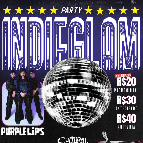 Purple Lips no Cultural Bar | Foto: reprodução Instagram