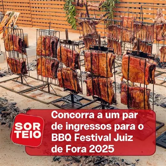[SORTEIO] Concorra a um par de ingressos para o BBQ Festival Juiz de Fora 2025