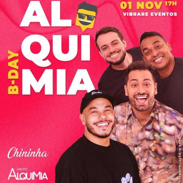 Chininha em Juiz de Fora no Aniversário do Alquimia