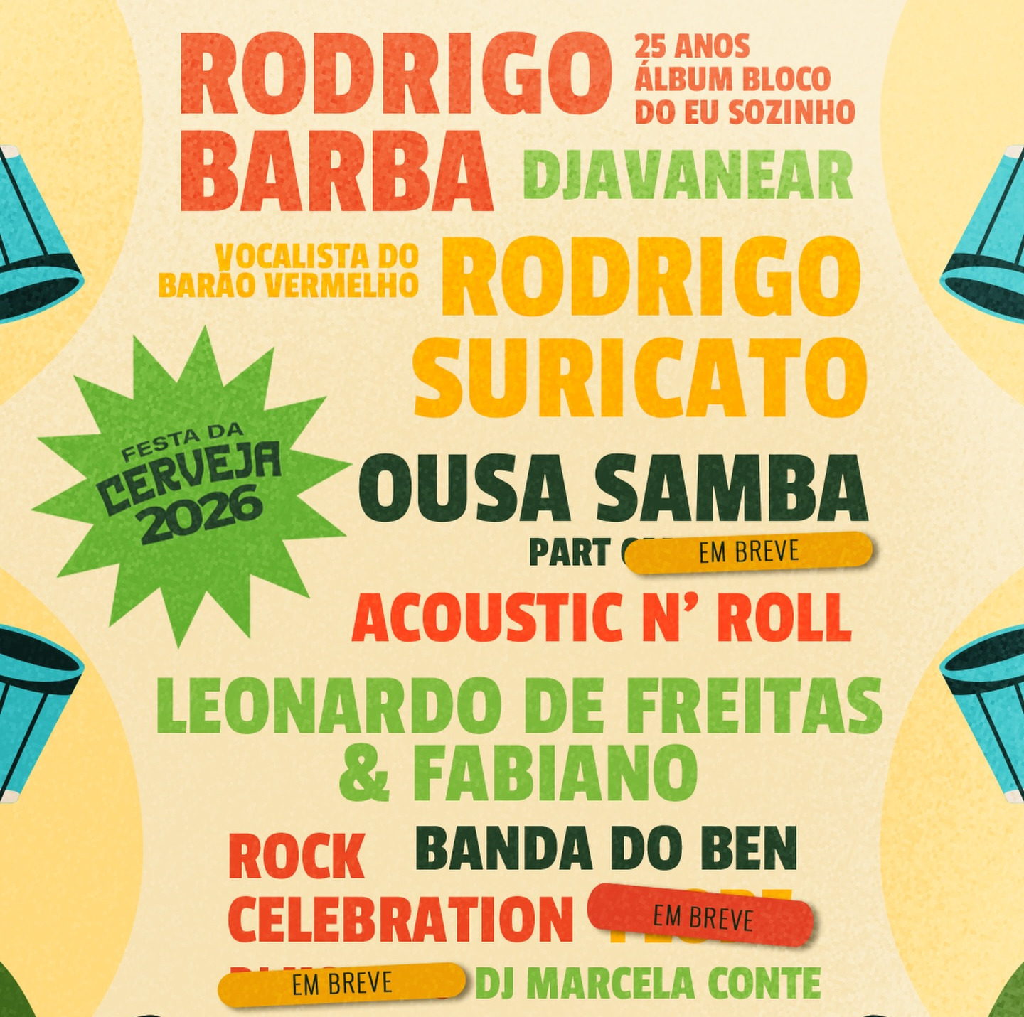 Programação Festa da Cerveja 2026