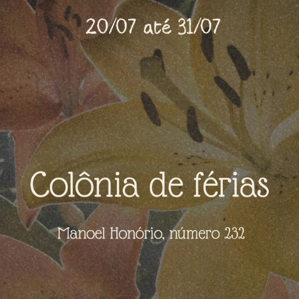 Colônias de Férias em Juiz de Fora: Colônia Artmanhas no Quintal (Foto: reprodução Instagram)