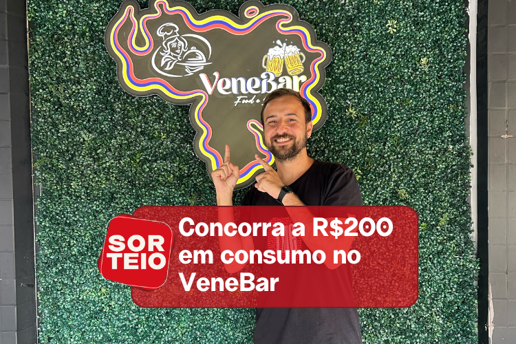 [RESULTADO SORTEIO] Concorra a R$200 em consumo no VeneBar