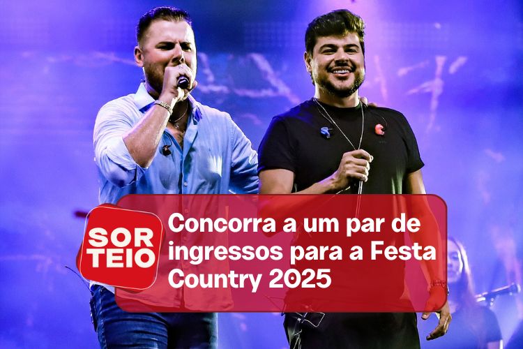 [RESULTADO SORTEIO] Concorra a um par de ingressos para a Festa Country 2025