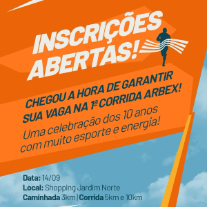 Corrida Arbex | Foto: Reprodução Instagram