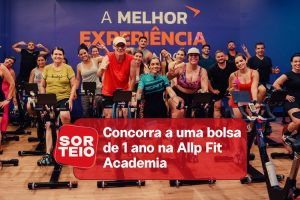 [RESULTADO SORTEIO] Concorra a uma bolsa de um ano na Allp Fit Academia