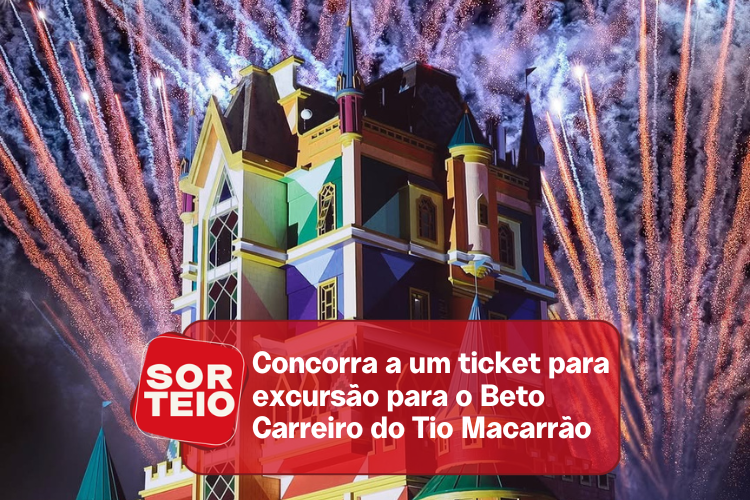 [SORTEIO] Concorra a um ticket para Excursão Beto Carrero do Tio Macarrão e Uptake