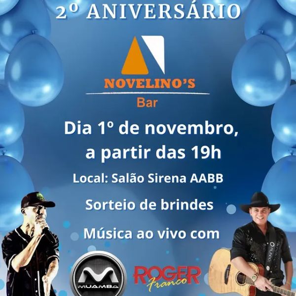Aniversário Novelino's Bar
